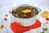 قدر قصدير المنيوم متوسط مع الغطاء (M) - 3200مل