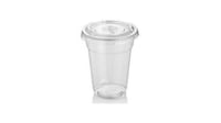 كاس شفاف 10 أونز +غطاء مسطح 93مم CLEAR CUP 10 OZ W...