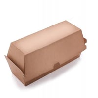 علب سندوتش كرافت بنى ( 25×7×7.8سم)