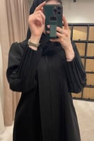 عبايه كريب واقف كسرات كم