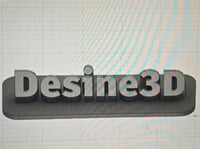 تصميم اسم ثلاثي الابعاد للمكاتب