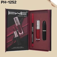 طقم روج ثابت + جلوس شفايف +محدد شفايف KWK PH-1252