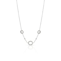 سلسلة ثلاث حلقات ليزر فضي