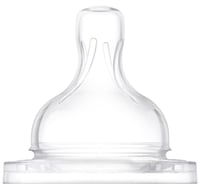 Avent Classic 3M+ Medium Flow Silicone Teat 2 SCF6...