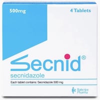 Secnid 500mg Tablet 4 - سيكنيد ٥٠٠ ملغ أقراص ٤ أقر...