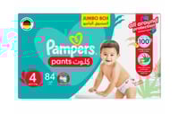 Pampers Baby Dry Jumbo Box 4 Diaper 84