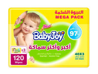 Baby Joy Thick & Large Scented Baby Wipe 3x40