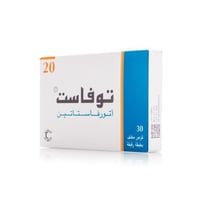 Tovast 20mg Tablet 30 - توفاست ٢٠ ملغ ٣٠ قرص