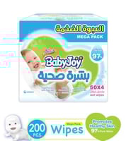 Baby Joy Healthy Skin Baby Wipe Mega Pack 4x50