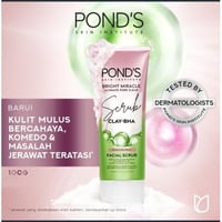 ponds facial wash scrub anti bacterial clear solut...