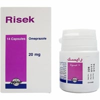 Risek 20mg Capsule 14 - رايزك ٢٠ ملغ كبسولة ١٤ قرص...
