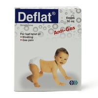 ديفلات نقط للاطفال - Deflat 40mg/ml Oral Drop 30ml