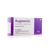 اوجمنتين 1 جرام 14 قرص - Augmentin 1g Tablet 14