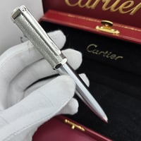 قلم كارتير فضي تصميم خاص