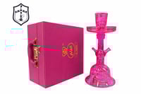 شيشة الفاخر زجاج كاملة مع شنطة جلد وملحقات – Al Fa...