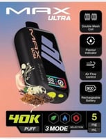 جهاز سحبة ناستي ماكس ألترا 40 ألف سحبة 20 نيكوتين...