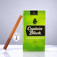 كابتن بلاك بنكهة التفاح الأخضر – تبغ سيجار صغير Ca...