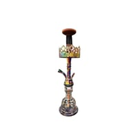 شيشة تونسي نحاس ملونة – Tunisian Brass Hookah