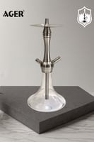 شيشة أجير مودرن استانلس – كريستال AGER Stainless S...