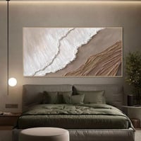 لوحة فنية جدارية تجريدية ثلاثية الأبعاد بتصميم أمو...