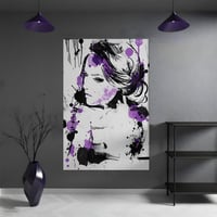 لوحات فنية تجريدي بنات