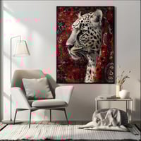 لوحات فنية نمر العربي بشكل سجاد