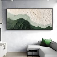 لوحات فن التجريدي 3D بطابع جبسي