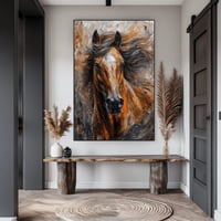 لوحات فنية جداريه الخيل العربي الاصيل