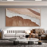 لوحة فنية جدارية تجريدية ثلاثية الأبعاد بتصميم أمو...