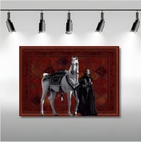 لوحات فنية الخيل العربي بكشل سجاد