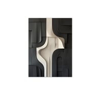 لوحات فن التجريدي بطابع جبسي