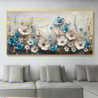 لوحات فن تجريدي للورد ب اللون مختلفة