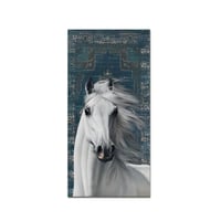 لوحات فنيه للحصان علي سجاد