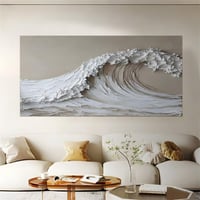 لوحات فن التجريدي 3D بشكل الموج