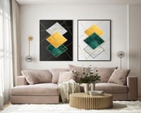 لوحات فنية تجريديه ثناية