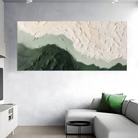 لوحات فن التجريدي 3D بطابع جبسي