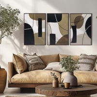 لوحات فنية تجريدي ثلاثية