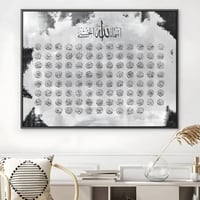 لوحات الإسلامية والخط العربي اسماء الله الحسناء