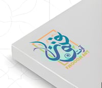 لوحات فن التجريدي بشكل موج