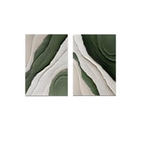 لوحات فنية بشكل موج ثناية