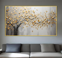 لوحات فن تجريدي للورد بشكل شجره ورد