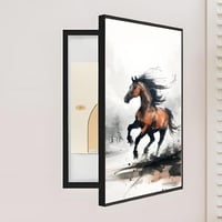 لوحات فنية للحصان تغطية طبلون الكهرباء