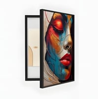 لوحات فنية تجريدي تغطية طبلون الكهرباء