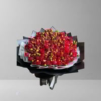 باقات كبيرة اغصان البيبي روز الحمراء