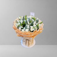 باقات كبيرة بيبي روز ابيض