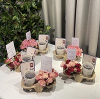 قهوه V60 بارد مع ورد