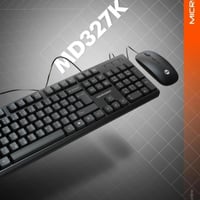 كيبورد و ماوس سلك مايكروديجيت موديل MD327K