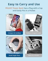 باور بانك صغير بيجانت 5000mAh مع شحن سريع 18 واط P...