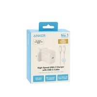 انكر شاحن جداري 20 واط منفذ تايب سي مع كابل تايب س...