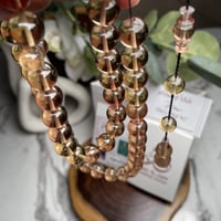 مسباح فاتوران عسلي شفاف تمليكة